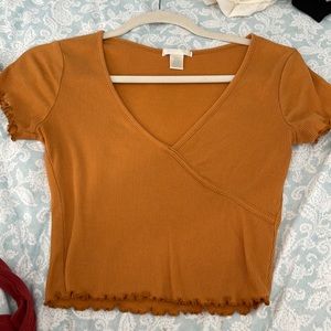 lettuce cut crop top